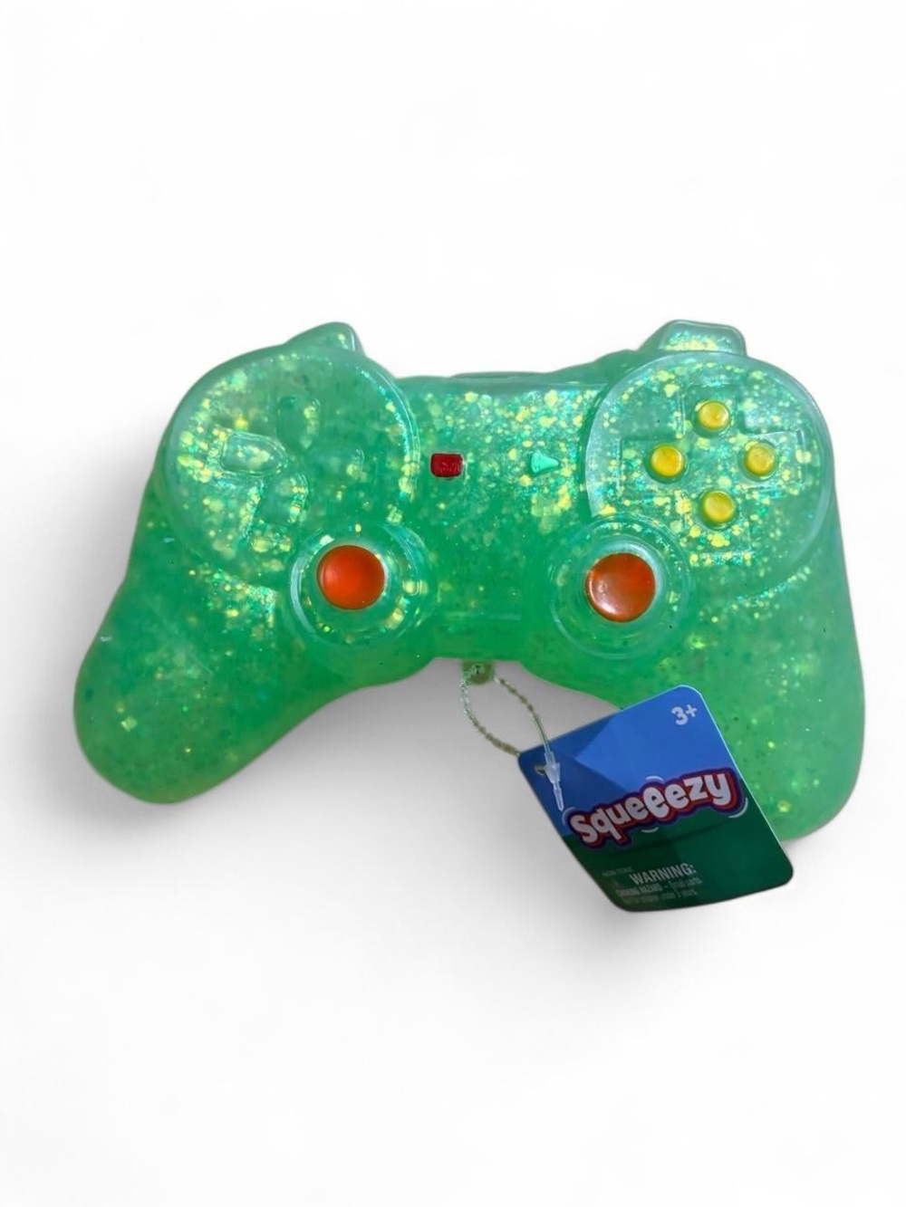Squeeezy Sugar Squeeze Game Controller – Green Glitter - Picture 1 of 3